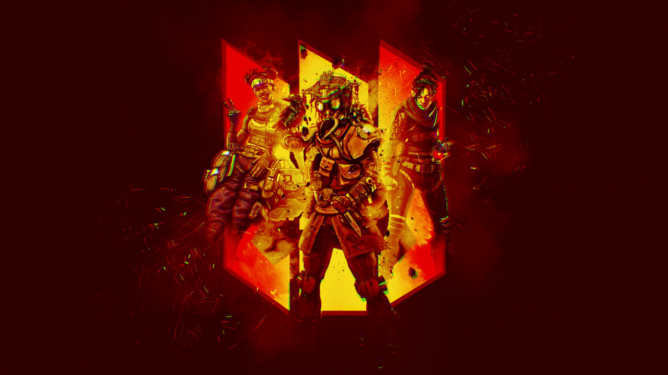 Apex Legends, Fortnite, Graphics, Graphic Design, Illustration. Wallpaper in 1366x768 Resolution