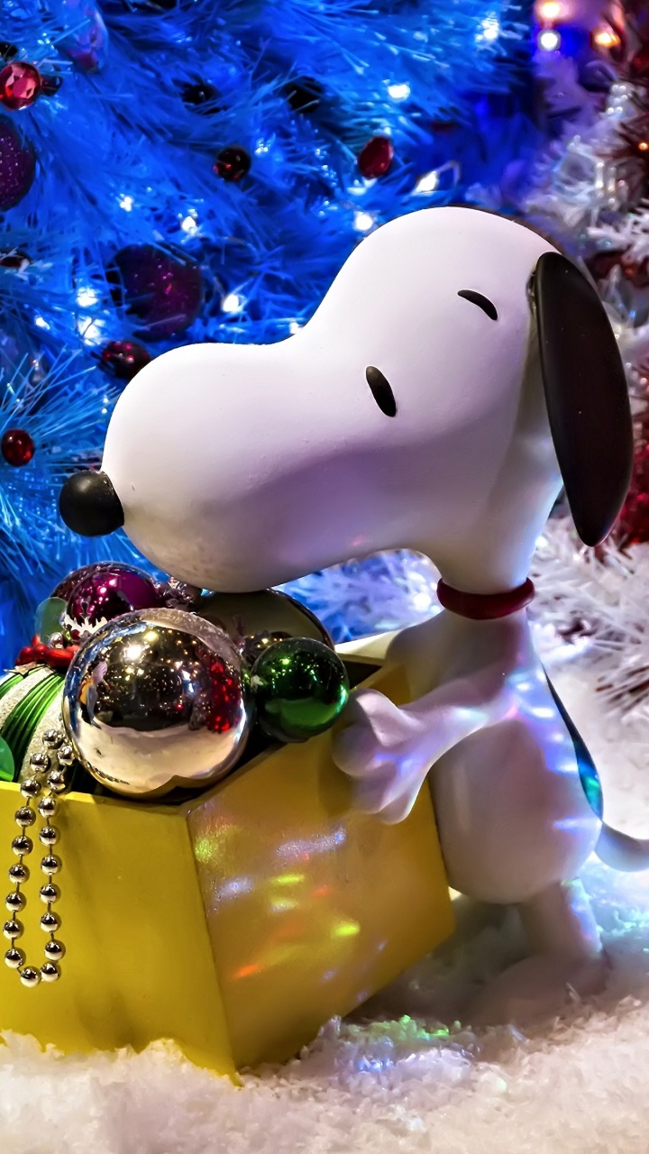 Snoopy, Charlie Brown, El Día De Navidad, Nochevieja, Navidad. Wallpaper in 720x1280 Resolution