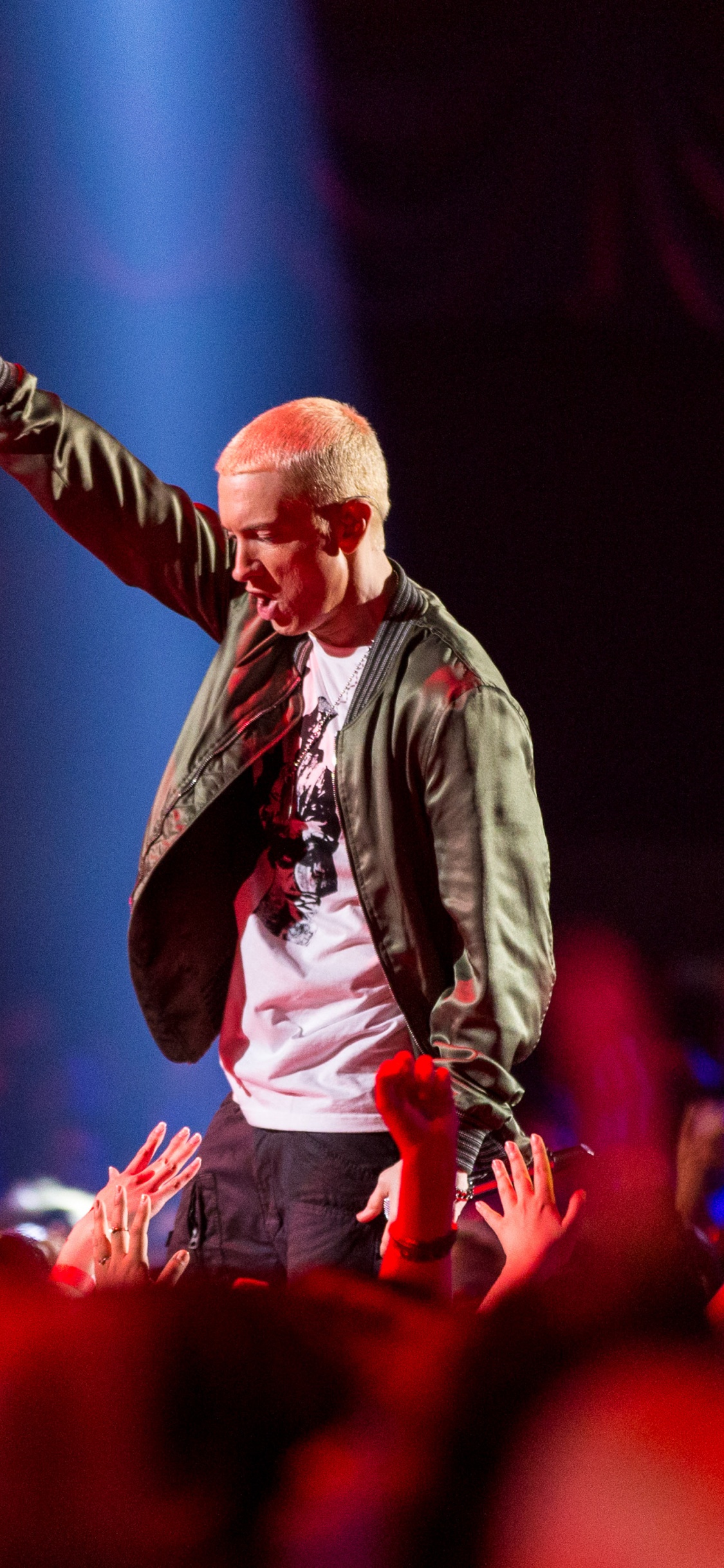 Eminem, Concert, Performance, Divertissement, Arts de la Scène. Wallpaper in 1125x2436 Resolution