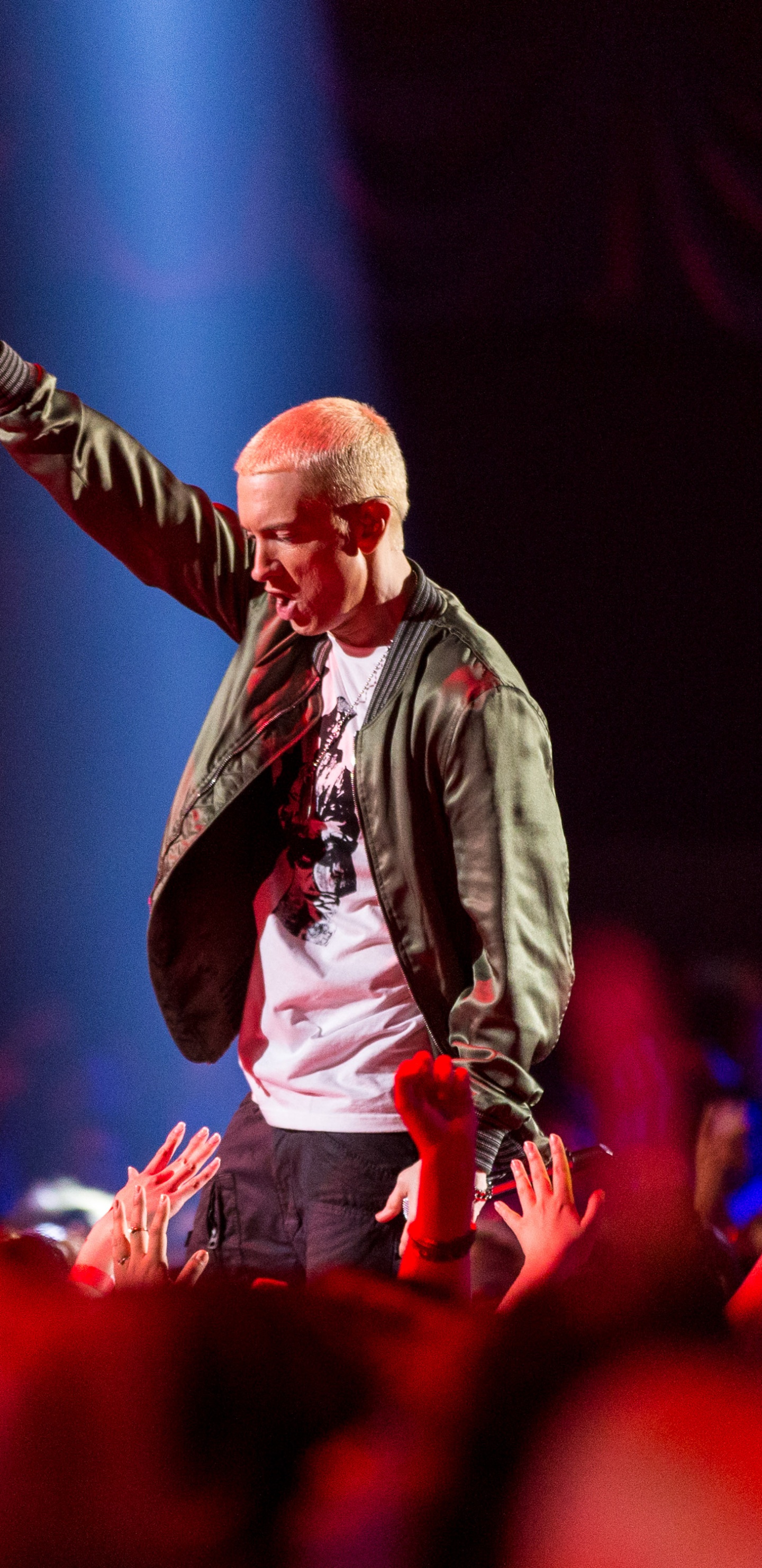 Eminem, Concert, Performance, Divertissement, Arts de la Scène. Wallpaper in 1440x2960 Resolution