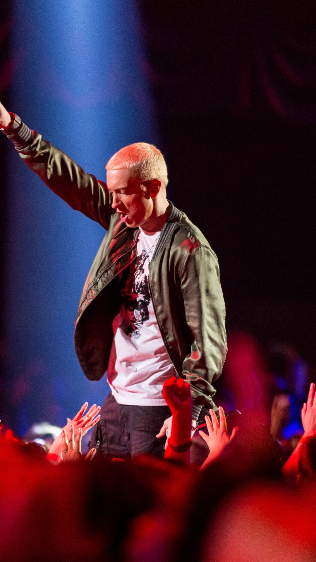 Eminem, Concert, Performance, Entertainment, Performing Arts. Wallpaper in 1080x1920 Resolution
