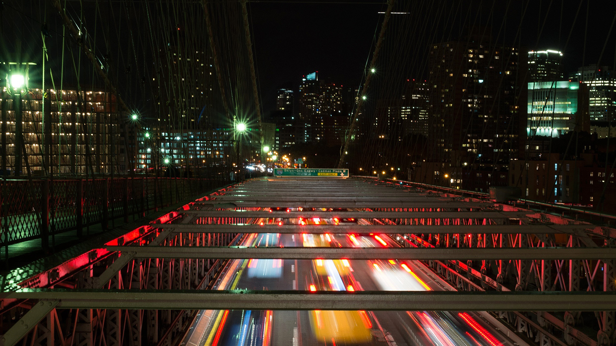 Time Lapse Photography of Cars on Road During Night Time. Wallpaper in 2560x1440 Resolution