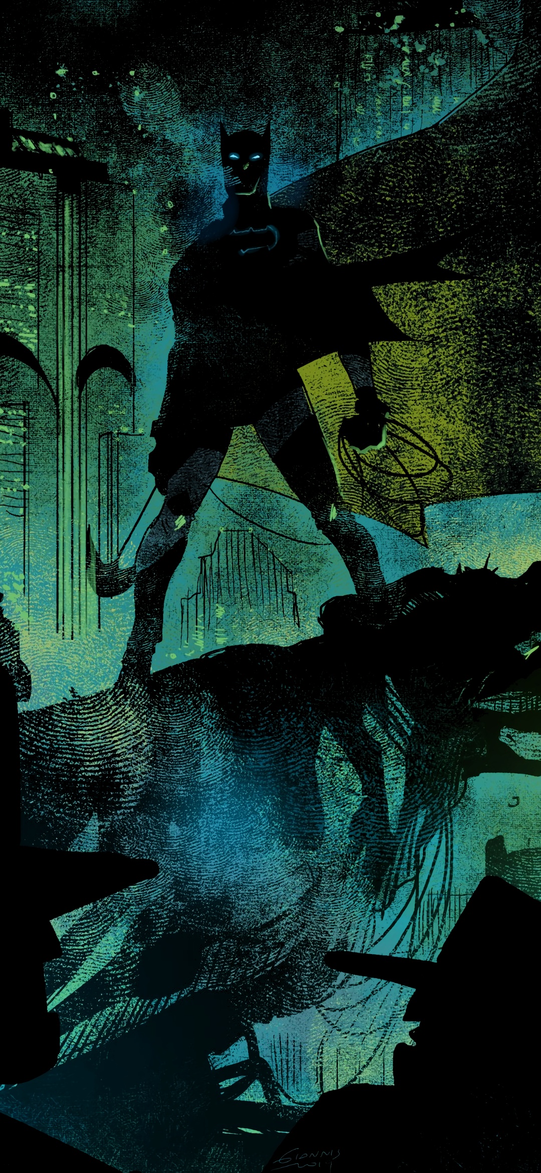 The Batman wallpaper (by Dan Mora) [2012x4360] : r/ComicWalls