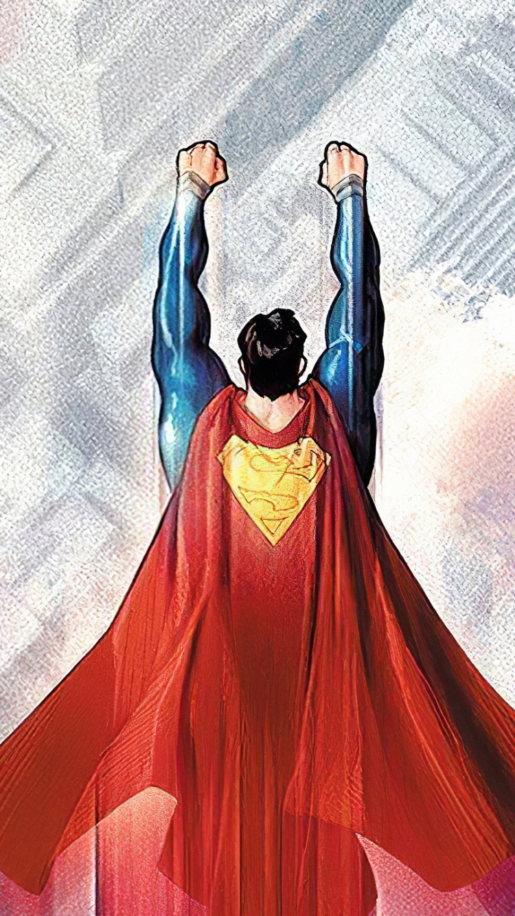 Mujer en Vestido Rojo de Pie Sobre Las Nubes Blancas. Wallpaper in 750x1334 Resolution