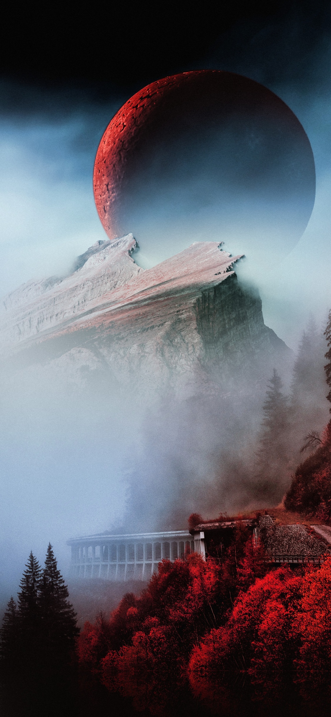 Atmosphäre, Cloud, Natur, Naturlandschaft, Astronomisches Objekt. Wallpaper in 1125x2436 Resolution