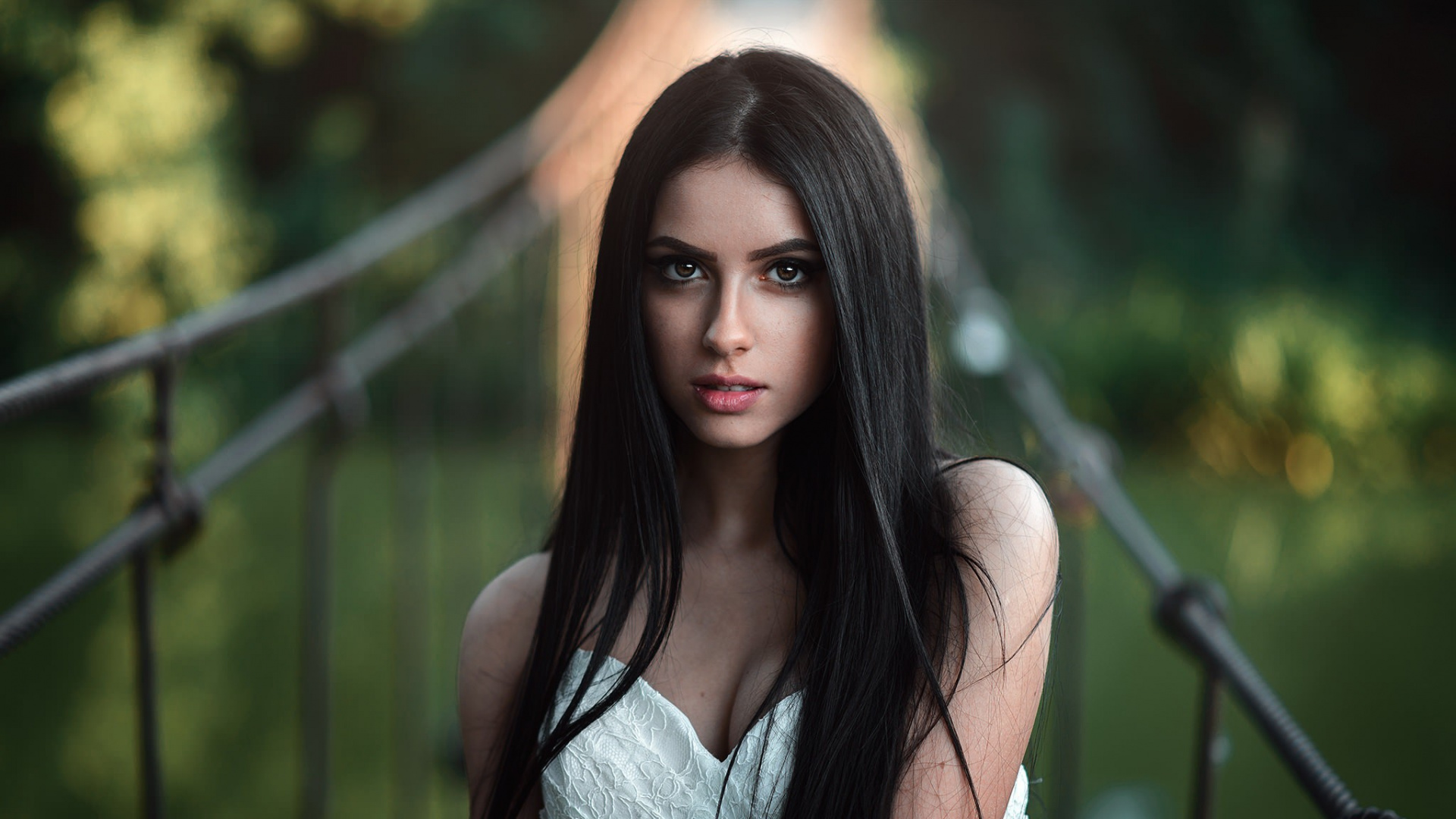 Modelo, Belleza, Peinado, el Pelo Largo, Video. Wallpaper in 1920x1080 Resolution