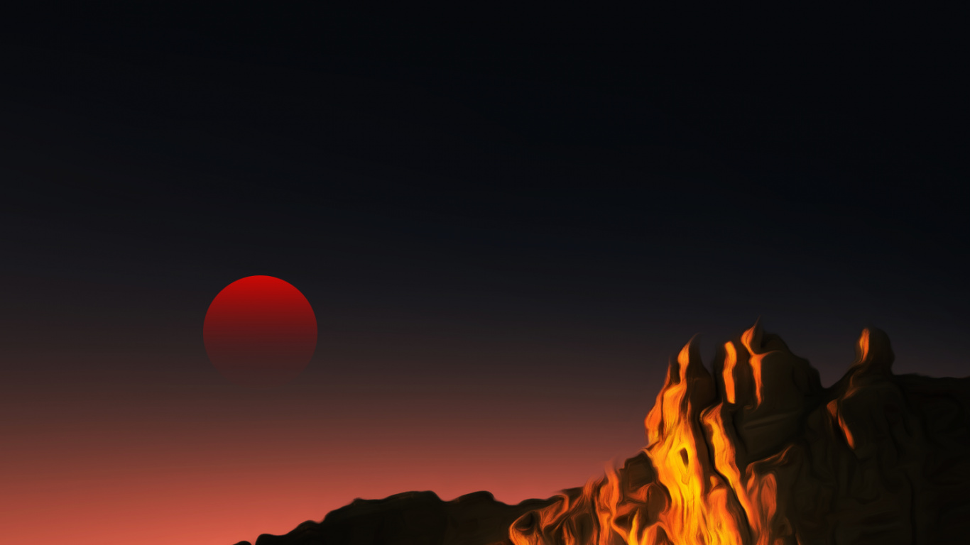 Englische Kurzgeschichten, Atmosphäre, Natur, Naturlandschaft, Sonnenuntergang. Wallpaper in 1366x768 Resolution