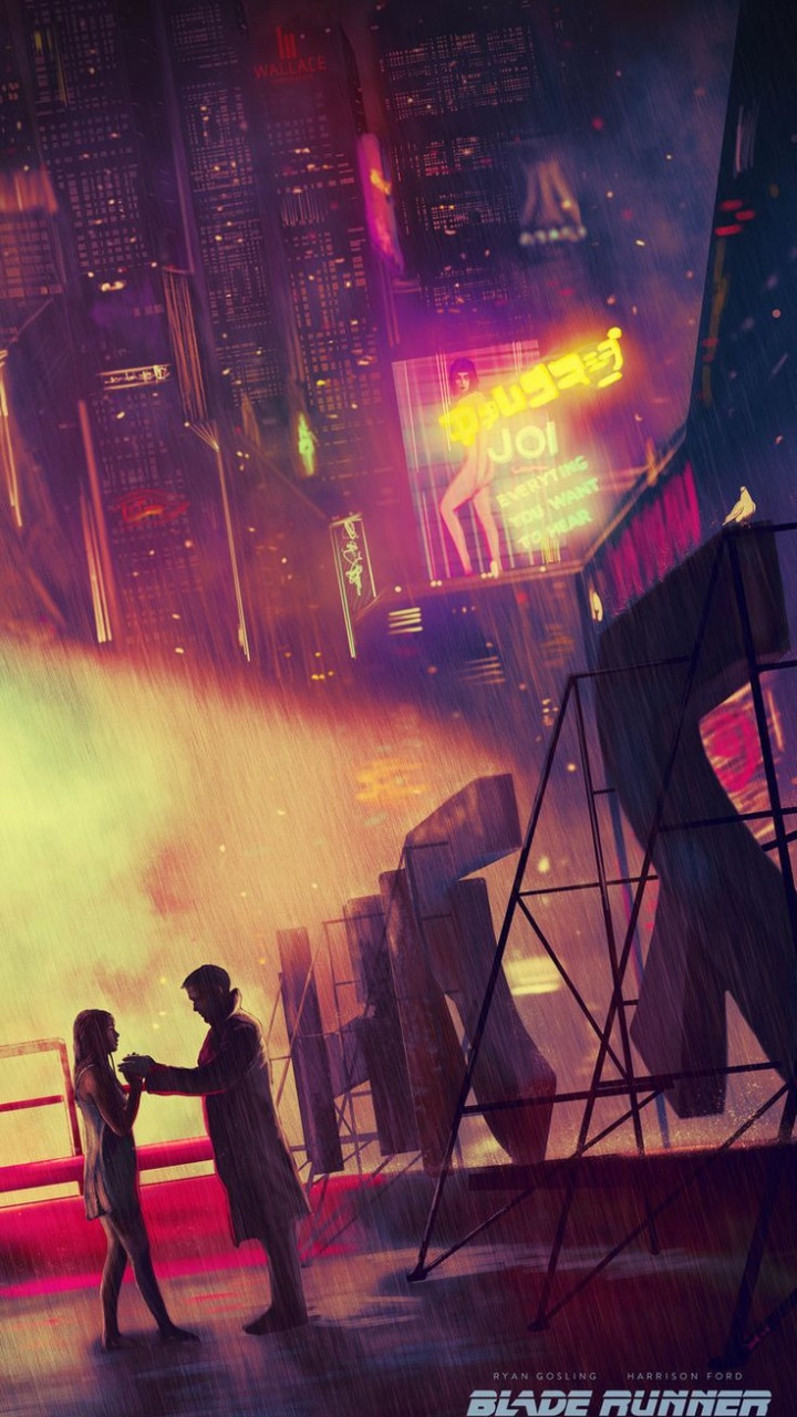 Corredor de Cuchillas 2049 Estética, Denis Villeneuve, Blade Runner 2049, Blade Runner, Ryan Gosling. Wallpaper in 720x1280 Resolution