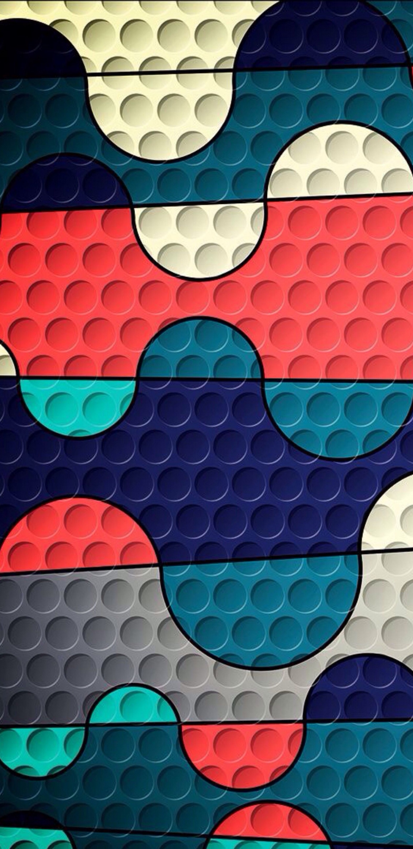 Pintura Abstracta Roja Blanca y Negra. Wallpaper in 1440x2960 Resolution