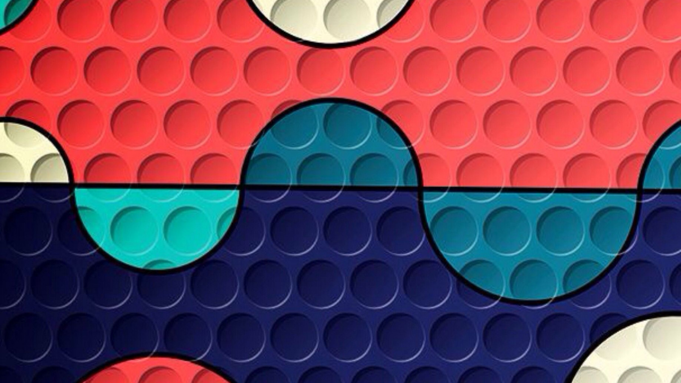 Peinture Abstraite Rouge Blanc et Noir. Wallpaper in 1366x768 Resolution