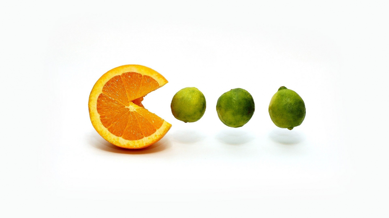 Orange, Fruits, Chaux, Citron, Agrume. Wallpaper in 1366x768 Resolution