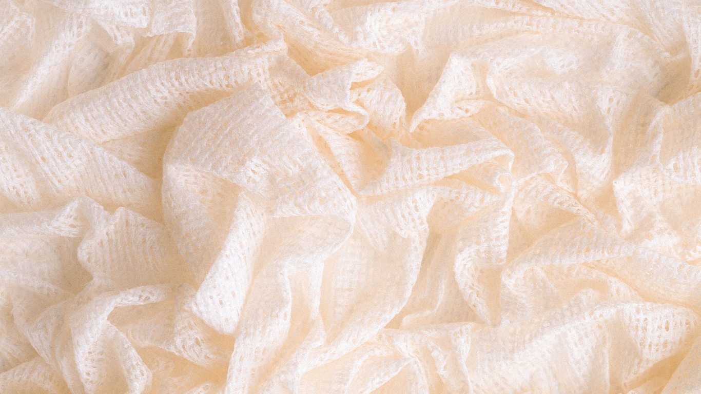 Textile Fleuri Blanc et Beige. Wallpaper in 1366x768 Resolution