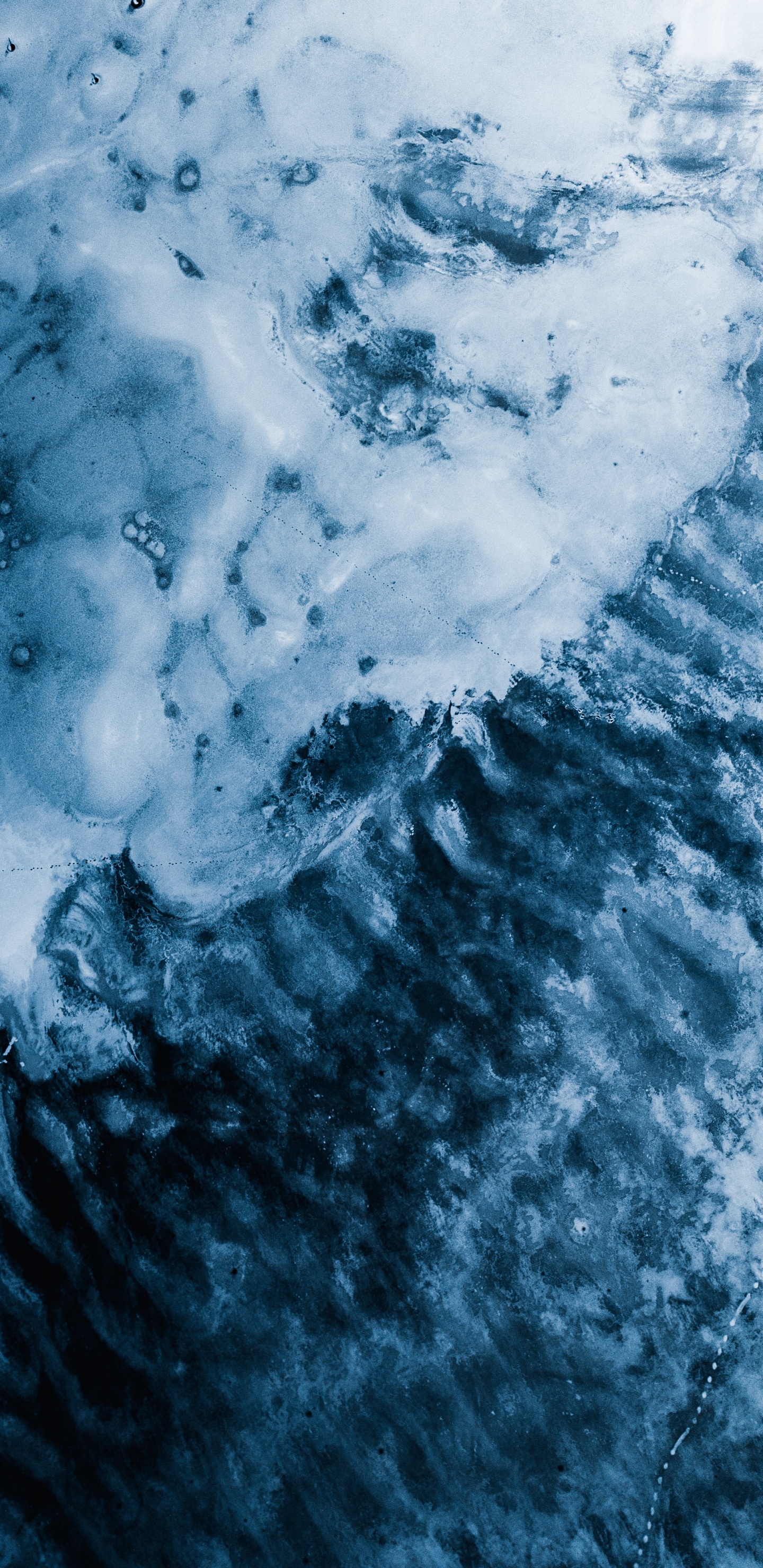 Glacier, Blue, Water, Cloud, Freezing. Wallpaper in 1440x2960 Resolution