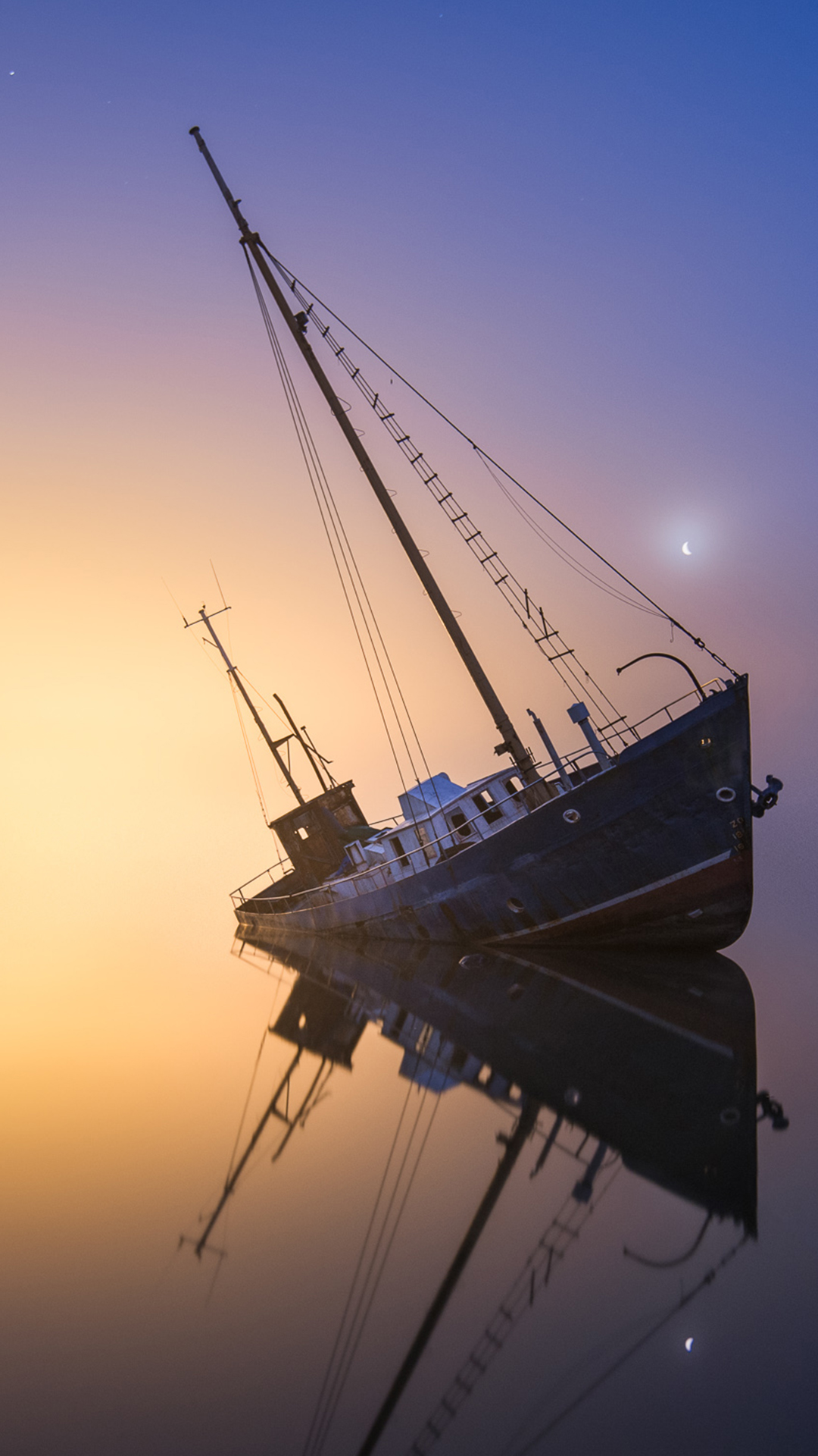 Chasse au Ciel, Mikko Lagerstedt, Doit Bien, Art, Bateau. Wallpaper in 1080x1920 Resolution