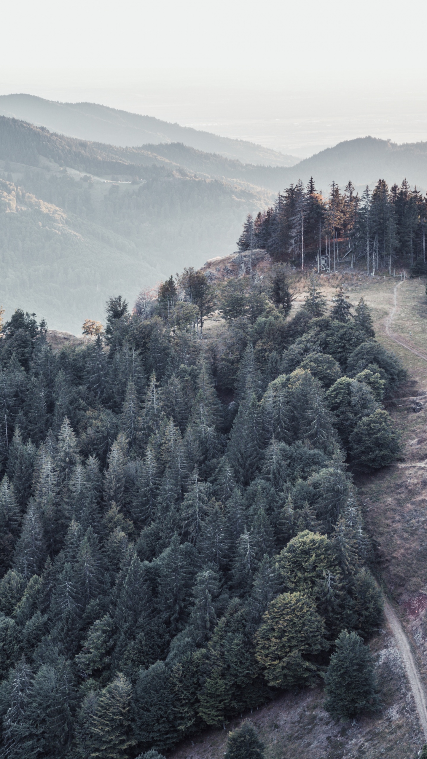 Mountain Range, Ridge, Mountain, Nature, Hill. Wallpaper in 1440x2560 Resolution