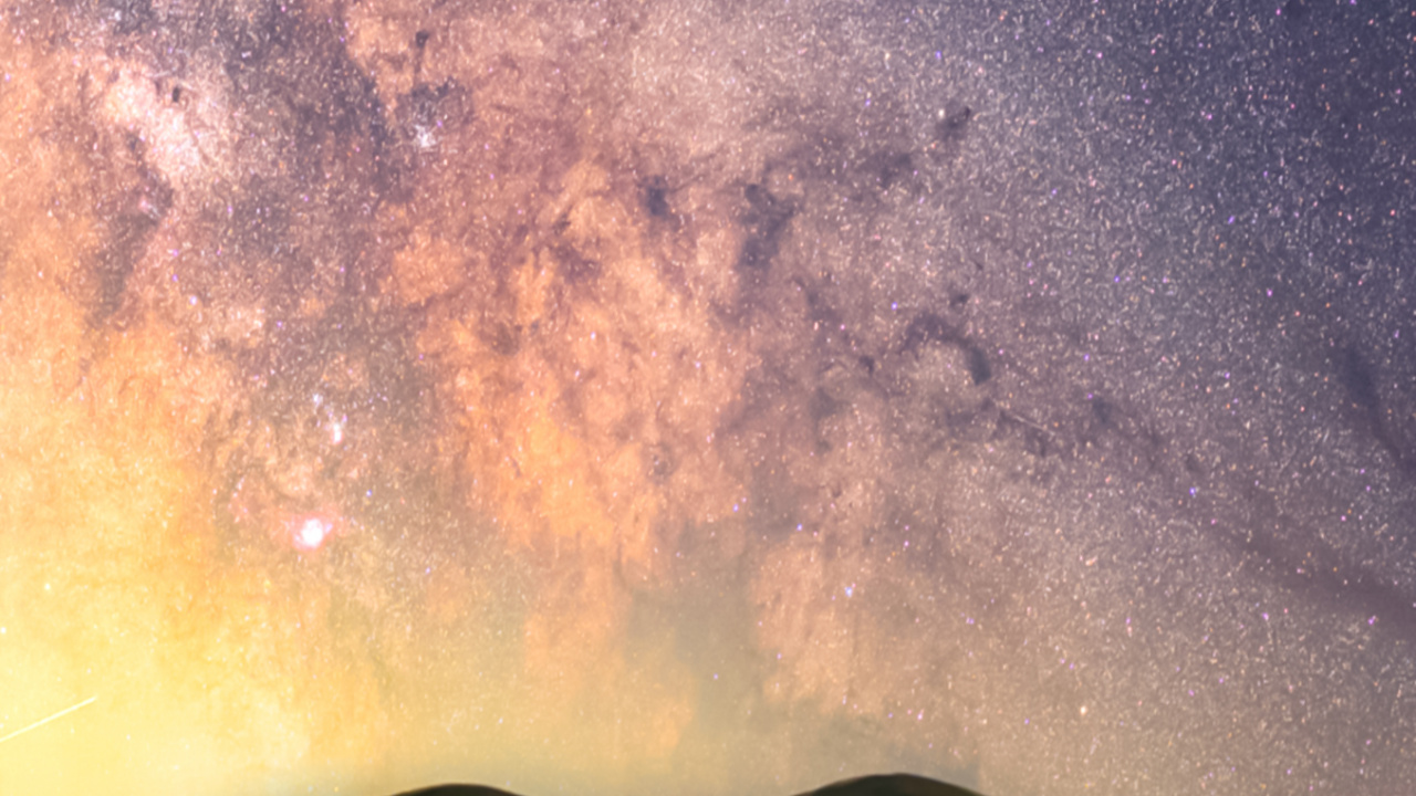 Milchstraße, Cloud, Atmosphäre, Naturlandschaft, Natur. Wallpaper in 1280x720 Resolution