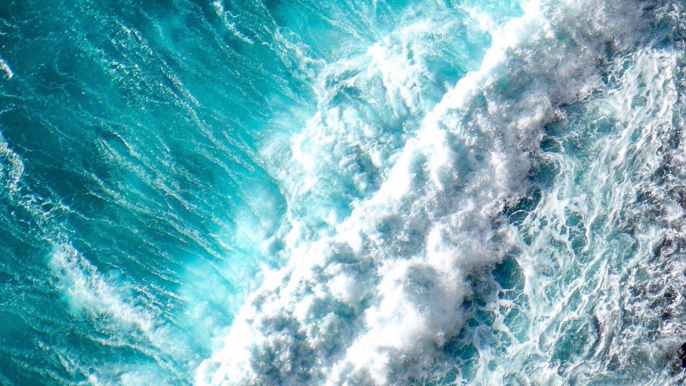 海洋, 大海, 海岸, 性质, 反射 壁纸 1366x768 允许