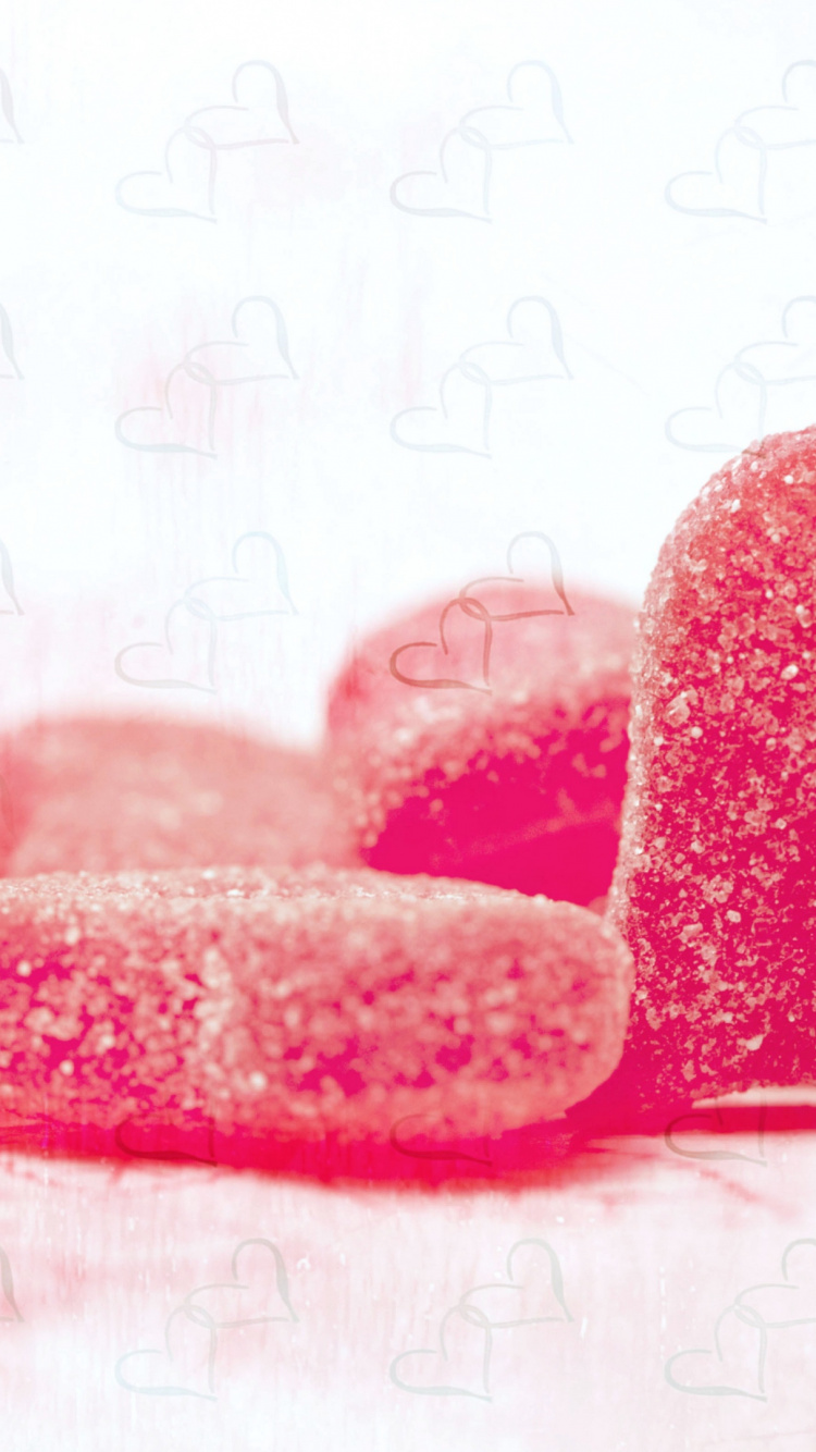 Cœur, Amour, Glitter, Peintre, Red. Wallpaper in 750x1334 Resolution