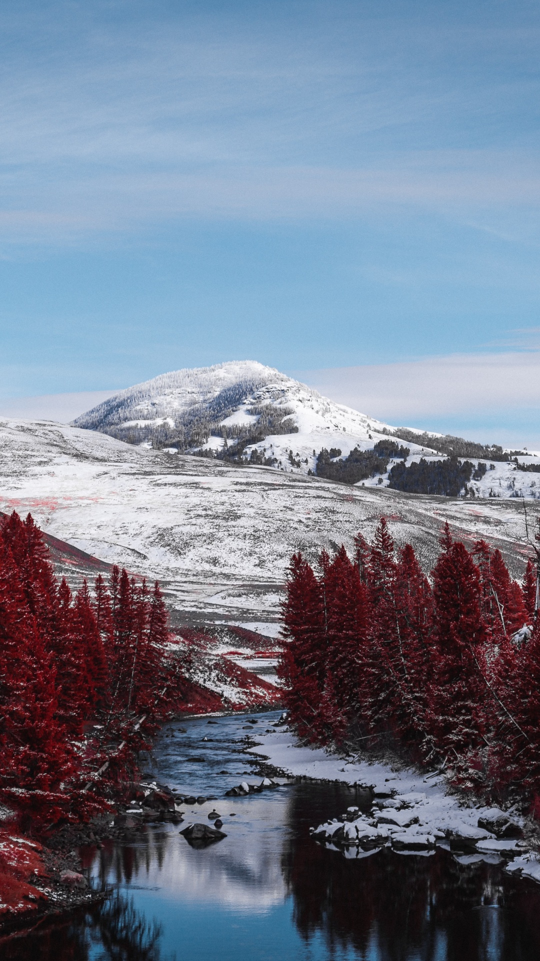 Naturaleza, Las Formaciones Montañosas, Paisaje Natural, Nieve, Congelación. Wallpaper in 1080x1920 Resolution