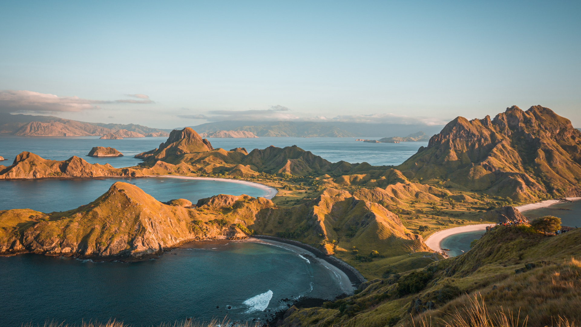 Komodo National Park, Komodo, Padar Island, Rinca, Komodo Dragon. Wallpaper in 1920x1080 Resolution
