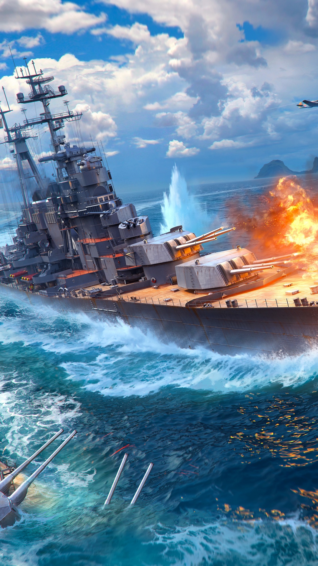 World of Warships, Warship, Battleship, Naval Ship, Ship. Wallpaper in 1080x1920 Resolution