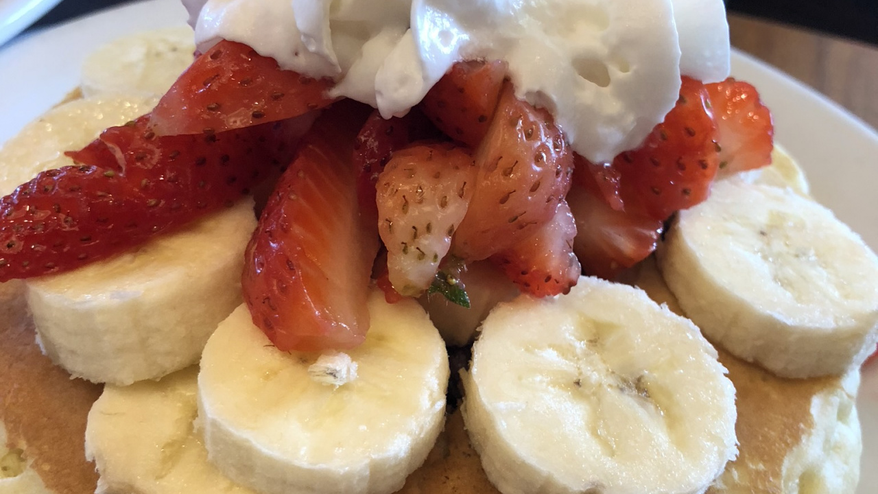 Meal, Pancake, Belgian Waffle, Full Breakfast, Breakfast. Wallpaper in 1280x720 Resolution