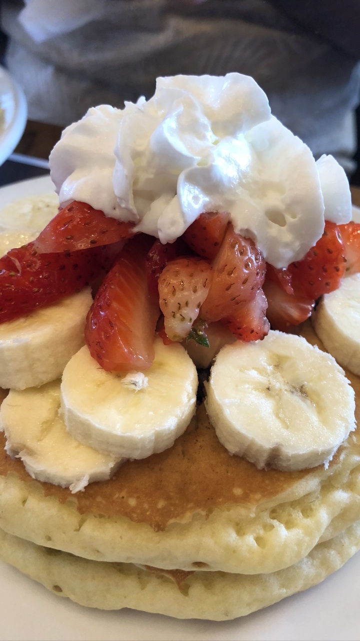 Meal, Pancake, Belgian Waffle, Full Breakfast, Breakfast. Wallpaper in 720x1280 Resolution