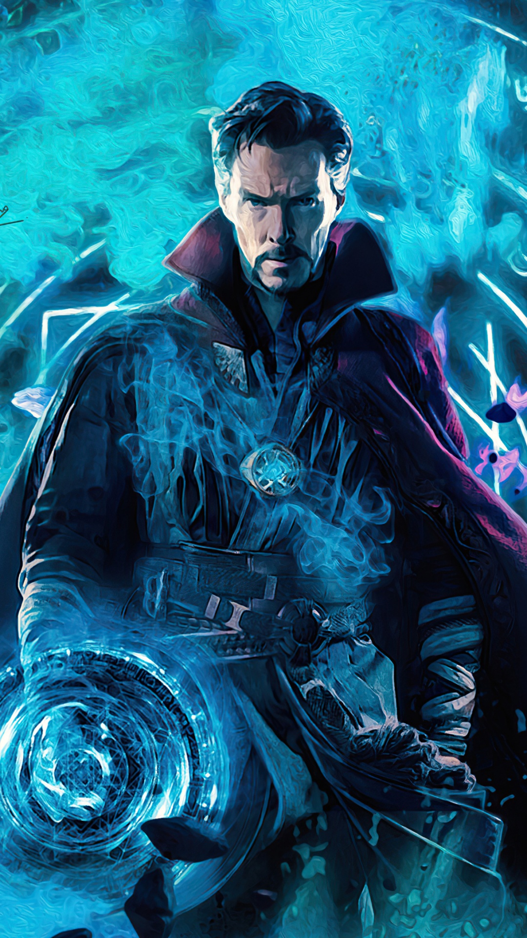 Benedict Cumberbatch, Doctor Extraño, Stephen Extraño, Loki, Superhéroe. Wallpaper in 1080x1920 Resolution