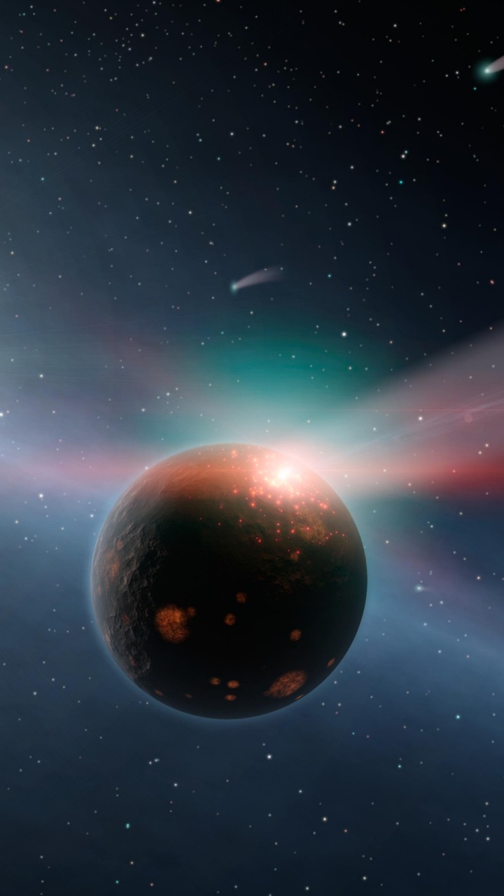 彗星, 这个星球, 太阳能系统, 外层空间, 气氛 壁纸 720x1280 允许