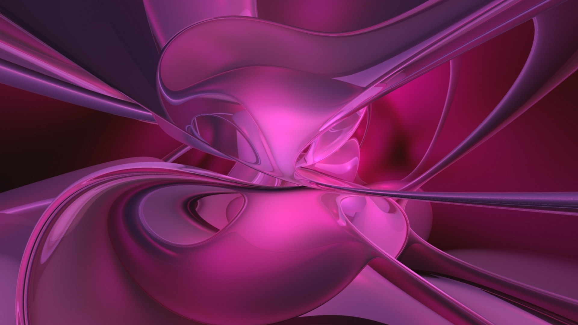 Purple and Black Abstract Illustration. Wallpaper in 1920x1080 Resolution