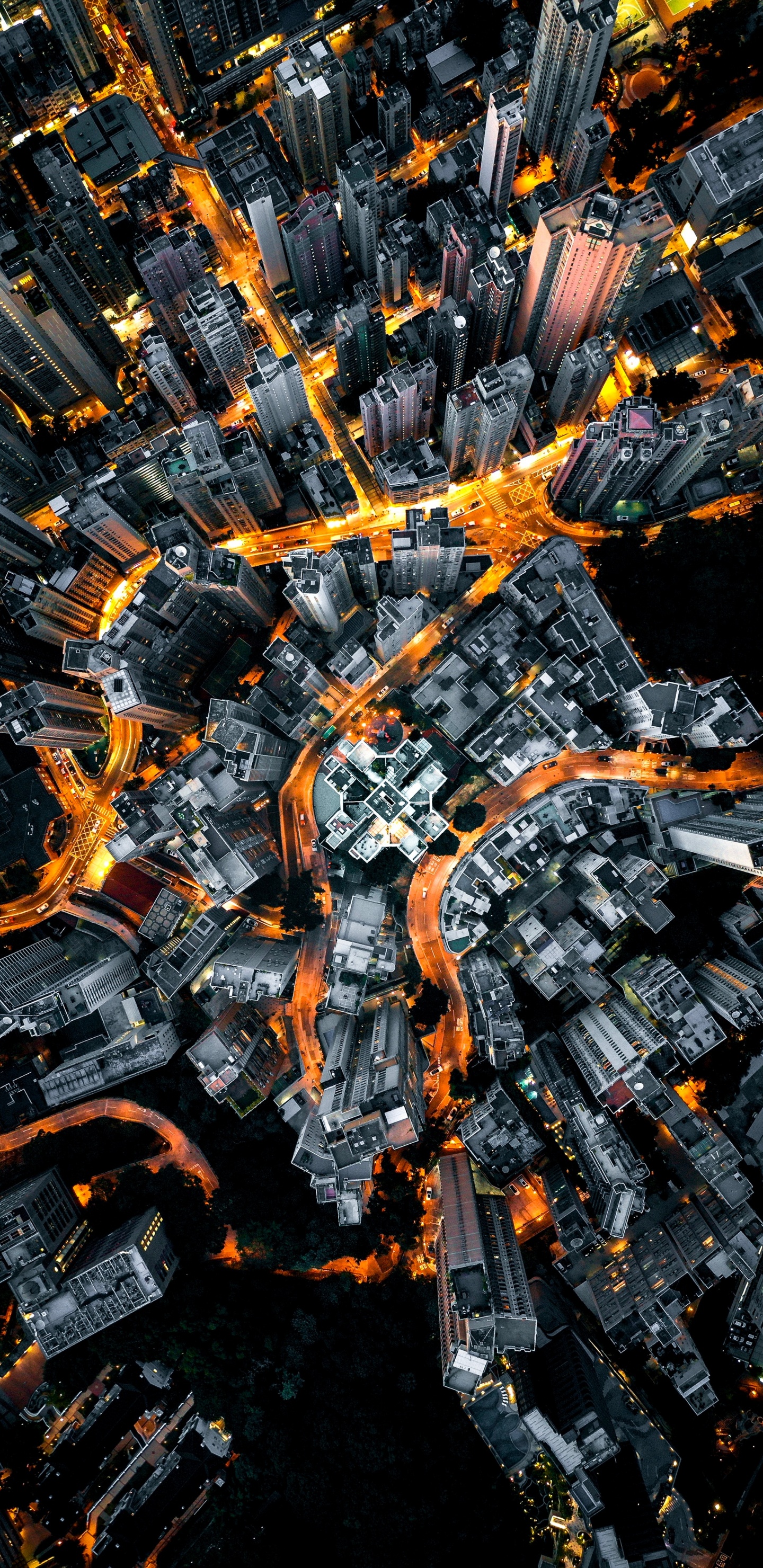 Apple, 空间, 橙色 壁纸 1440x2960 允许