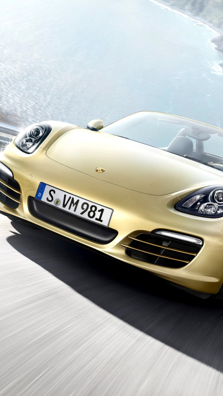 Yellow Mercedes Benz Coupe on Road During Daytime. Wallpaper in 750x1334 Resolution