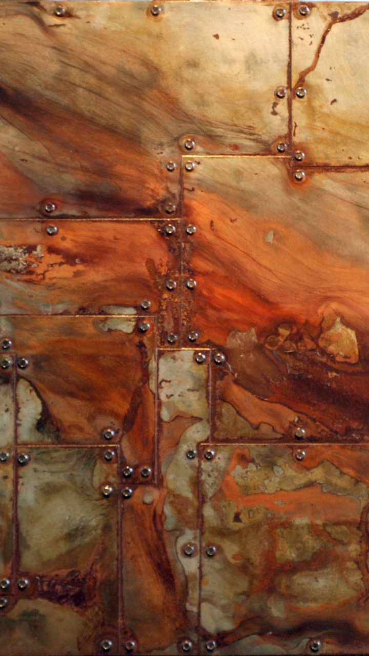 Peinture Abstraite Brune et Noire. Wallpaper in 720x1280 Resolution