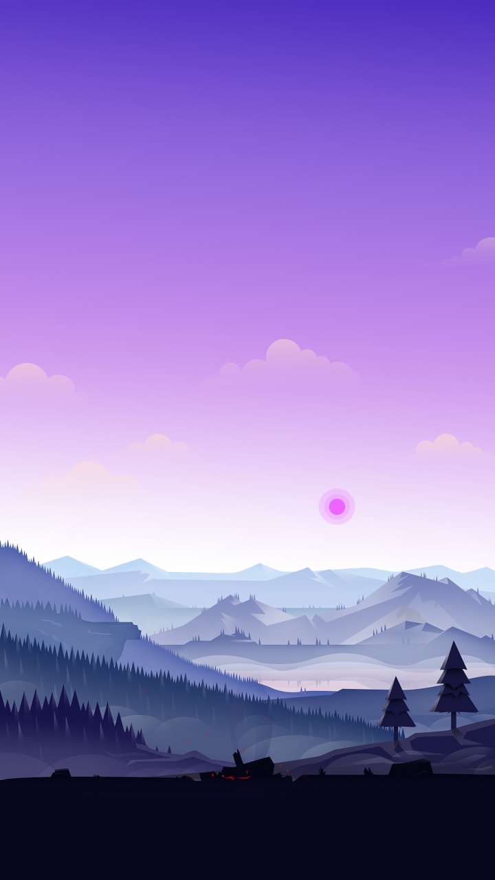 Idea, Arte, no es Mentira, Dibujo, Montaña. Wallpaper in 720x1280 Resolution