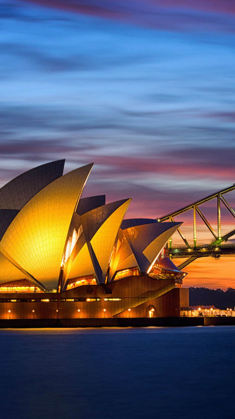 Ópera de Sydney Sydney Australia. Wallpaper in 750x1334 Resolution