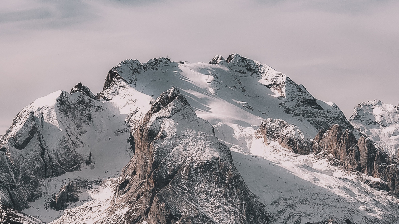 Neige, Highland, Pente, Paysage Naturel, Horizon. Wallpaper in 1280x720 Resolution