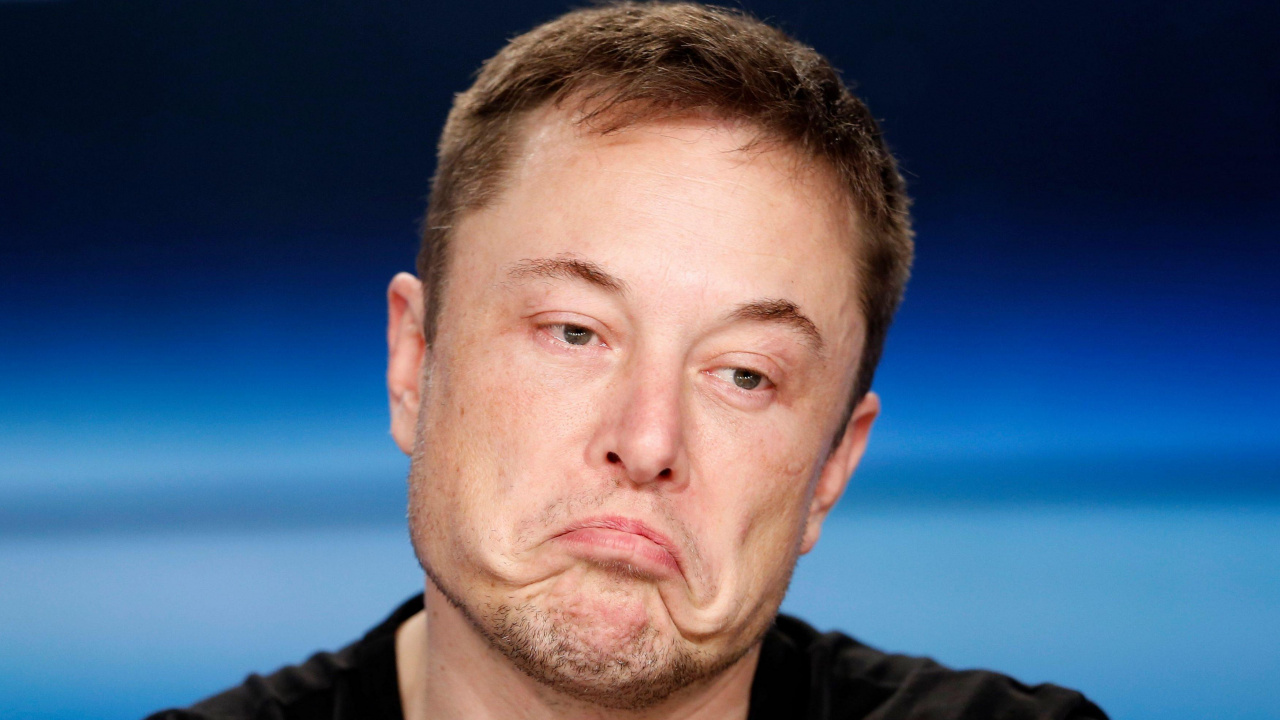 Elon Musk, Rettung Aus Der Tham-Luang-Höhle, Gesicht, Stirn, Kinn. Wallpaper in 1280x720 Resolution