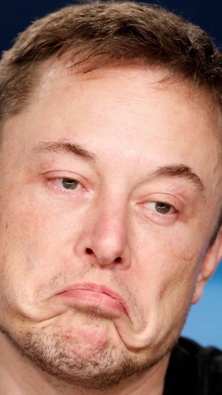 Elon Musk, Sauvetage de la Grotte de Tham Luang, Face, Front, Menton. Wallpaper in 720x1280 Resolution