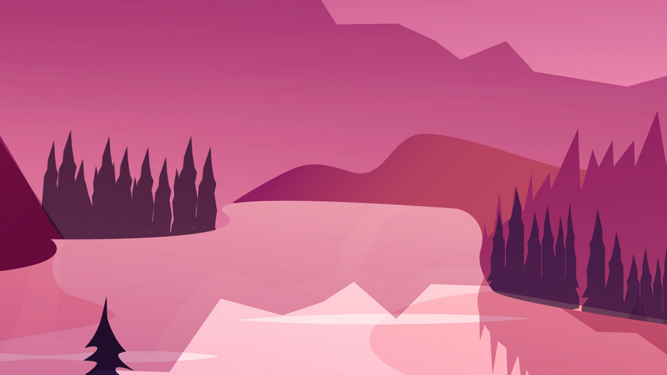 Paisaje Mínimo, el Minimalismo, la Pintura de Paisaje, Arte, Luz. Wallpaper in 1366x768 Resolution