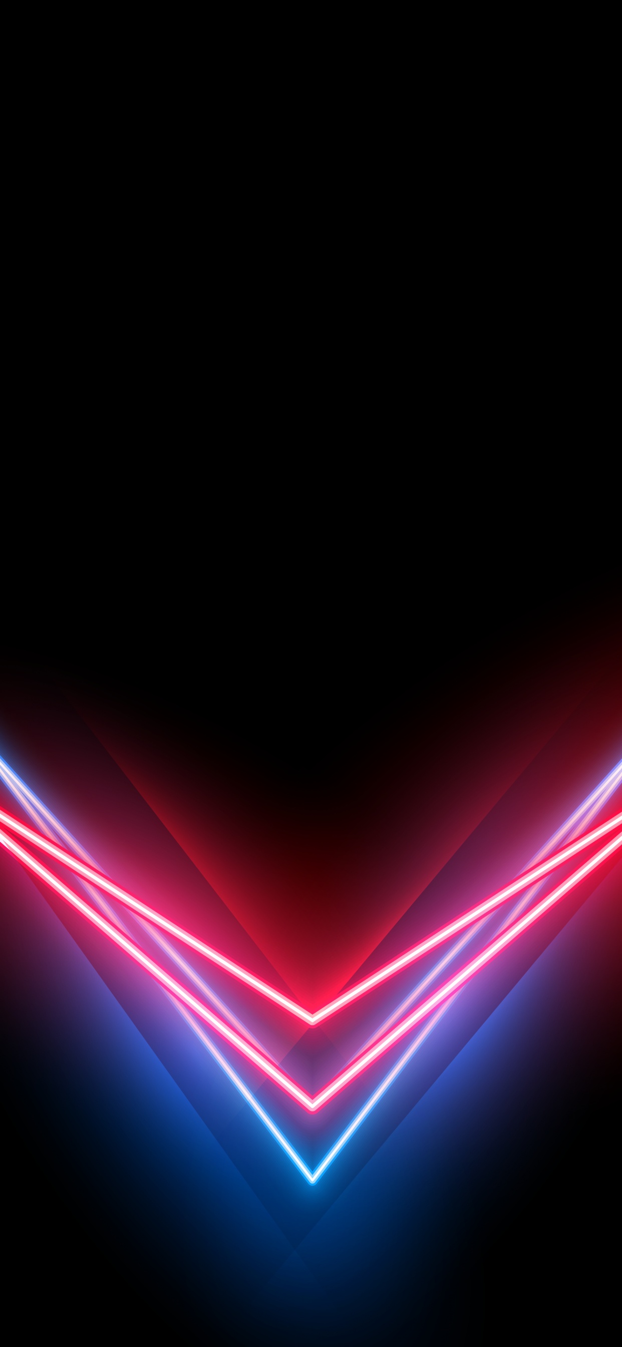 Néon, Amoled, Red, Ligne, Lumière. Wallpaper in 1242x2688 Resolution
