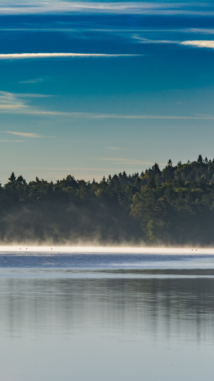 Naturlandschaft, Natur, Reflexion, Wasserressourcen, Blau. Wallpaper in 720x1280 Resolution