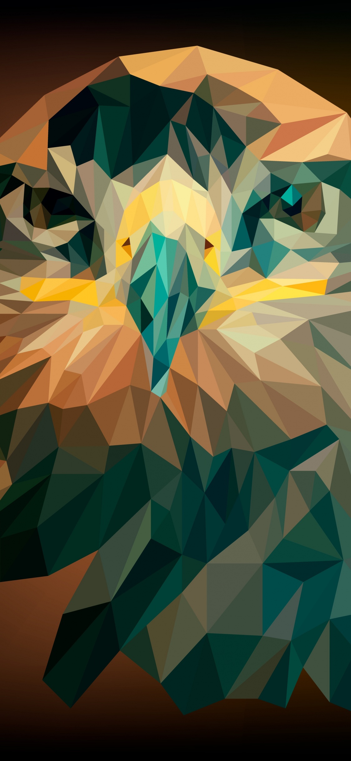 Arte de Papel Azul y Blanco. Wallpaper in 1125x2436 Resolution