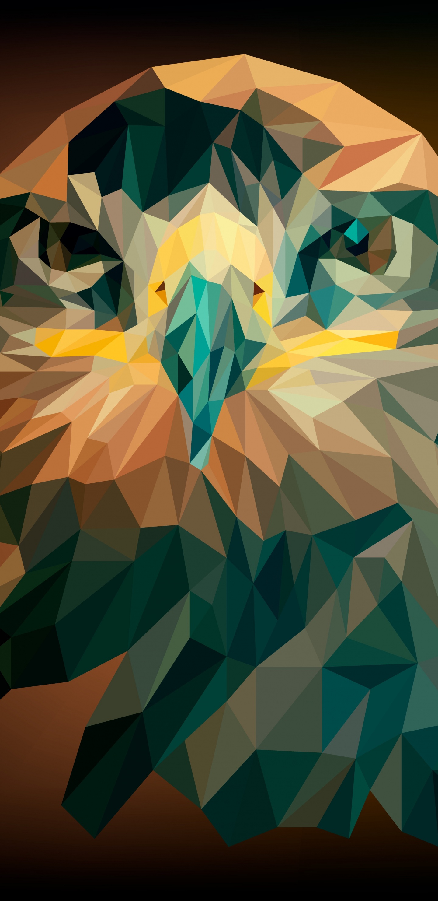 Arte de Papel Azul y Blanco. Wallpaper in 1440x2960 Resolution