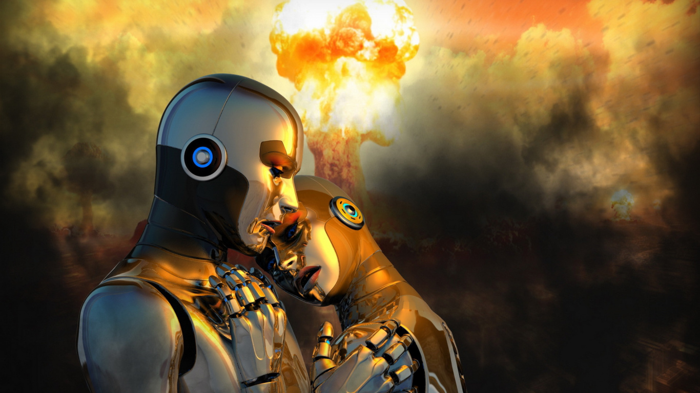 Man in Brown and Black Suit With Blue Mask. Wallpaper in 1366x768 Resolution