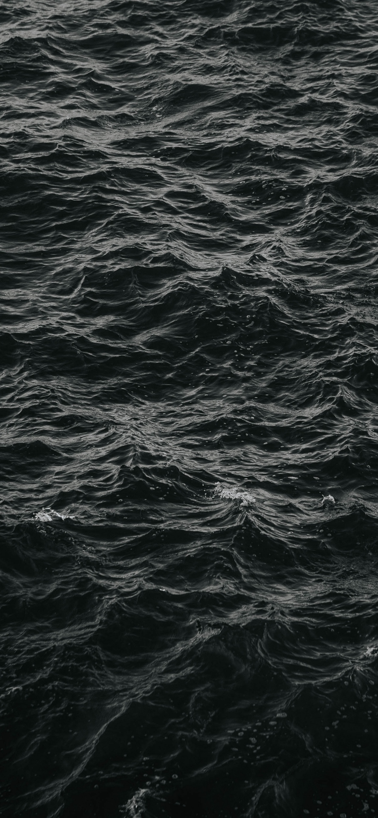 Water, Black, Sea, Atmosphere, Pattern. Wallpaper in 1242x2688 Resolution