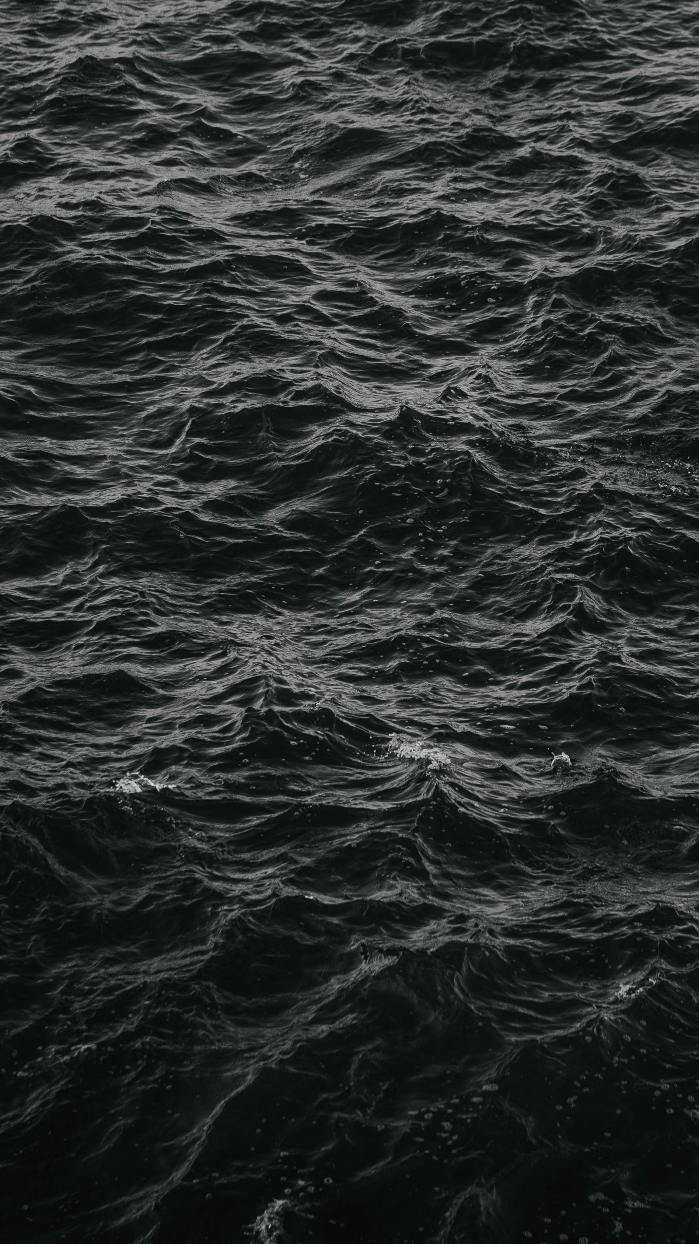 Water, Black, Sea, Atmosphere, Pattern. Wallpaper in 1440x2560 Resolution