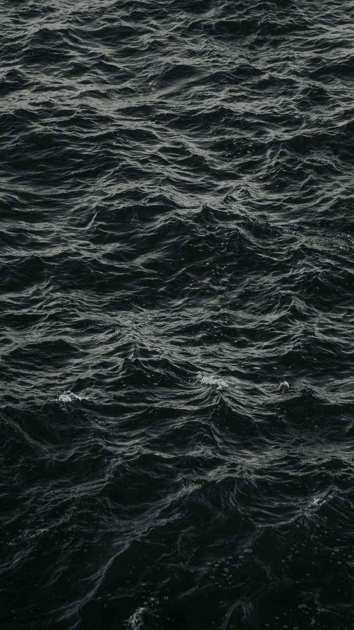 Water, Black, Sea, Atmosphere, Pattern. Wallpaper in 720x1280 Resolution