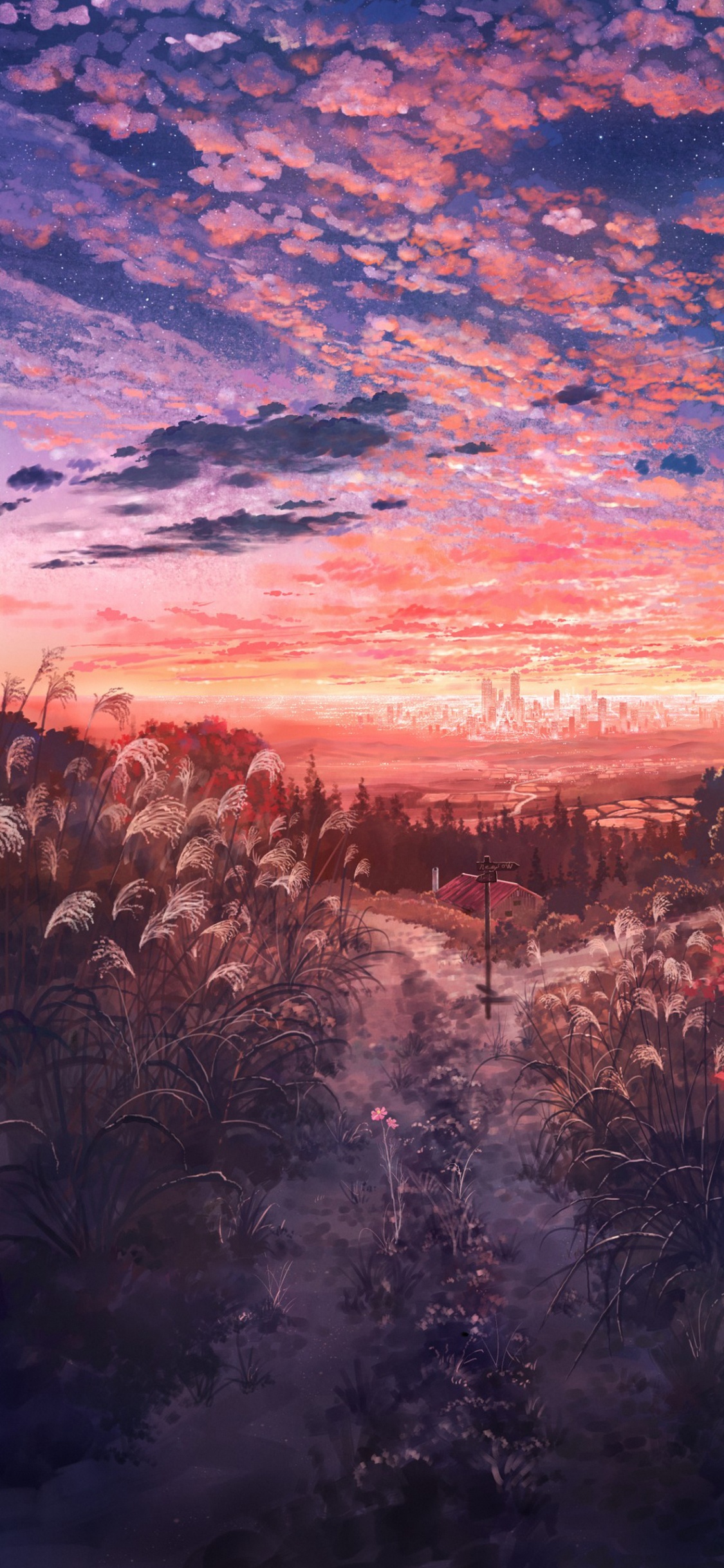 Art, Illustration, Dessin, L'anime, Atmosphère. Wallpaper in 1125x2436 Resolution