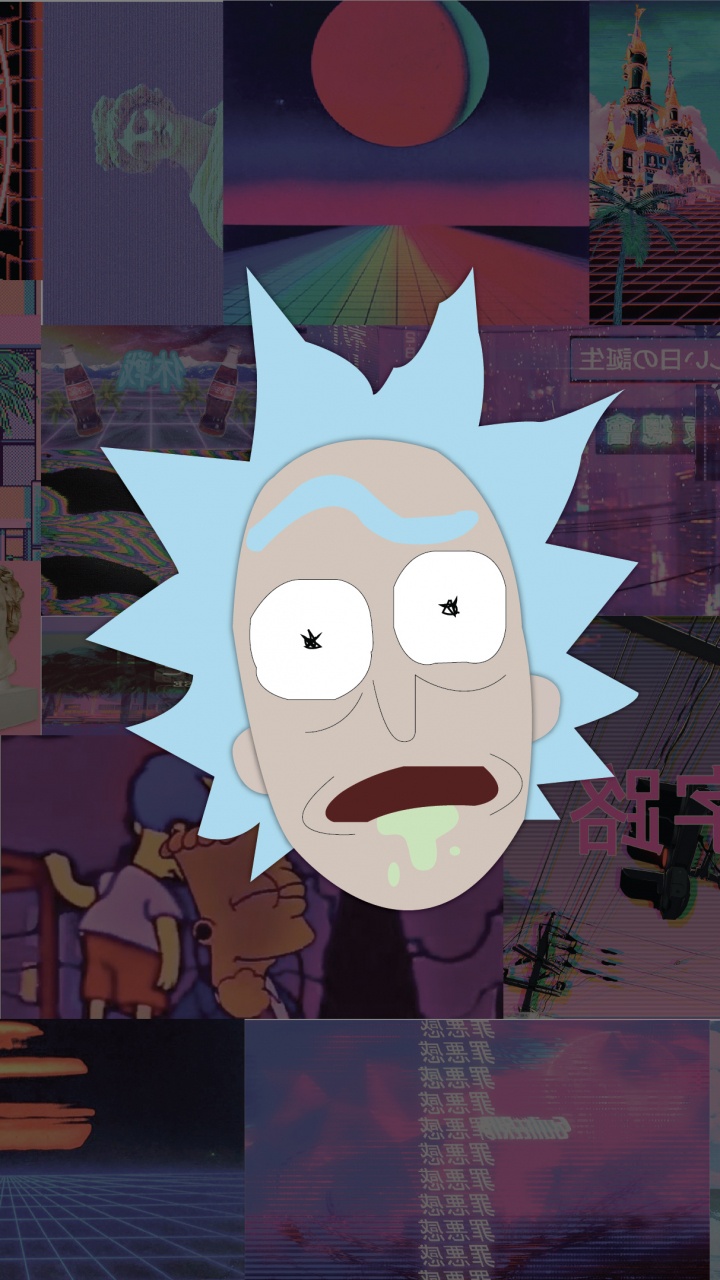 Ilustración de Emoji Amarillo y Negro. Wallpaper in 720x1280 Resolution