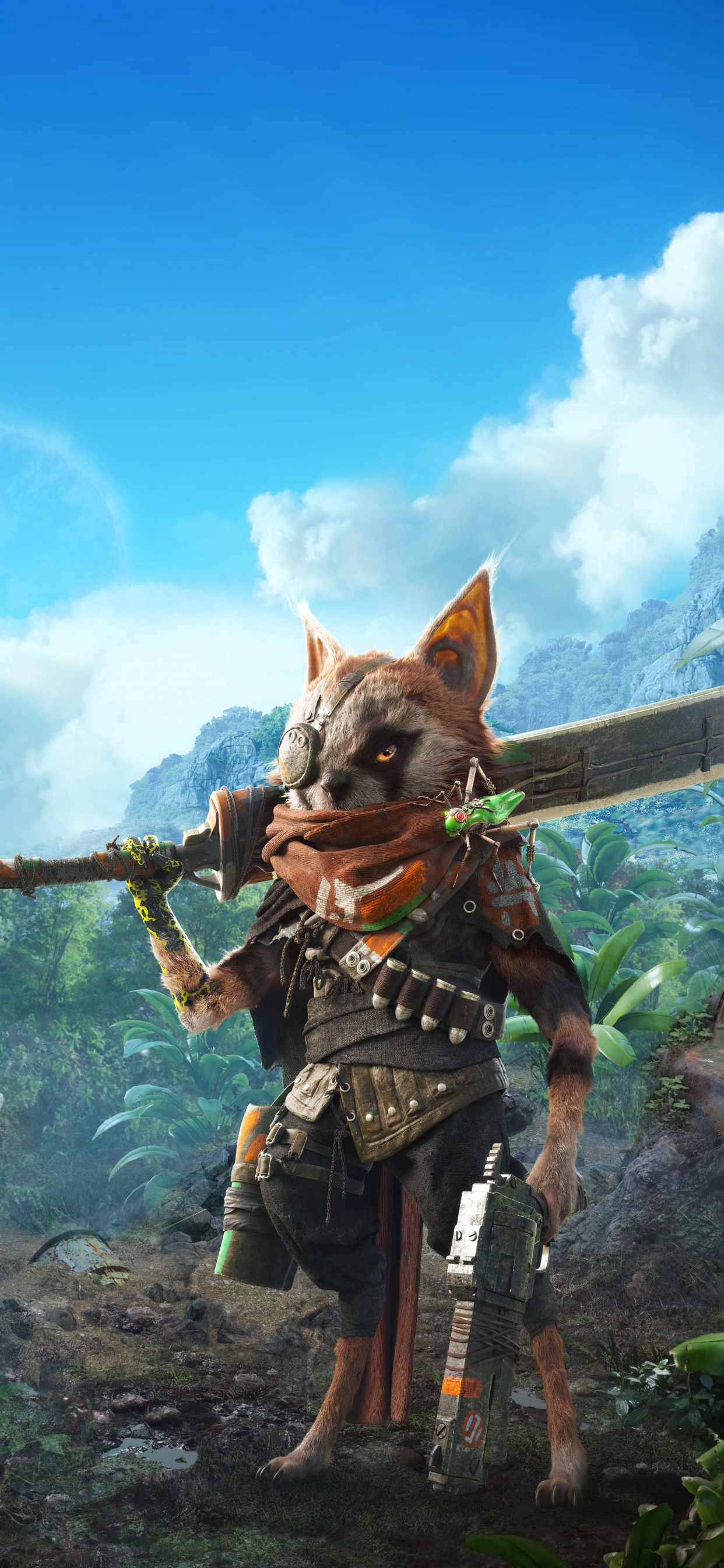 Biomutant, Xbox One, pc Game, Adventure Game, Jungle. Wallpaper in 1242x2688 Resolution